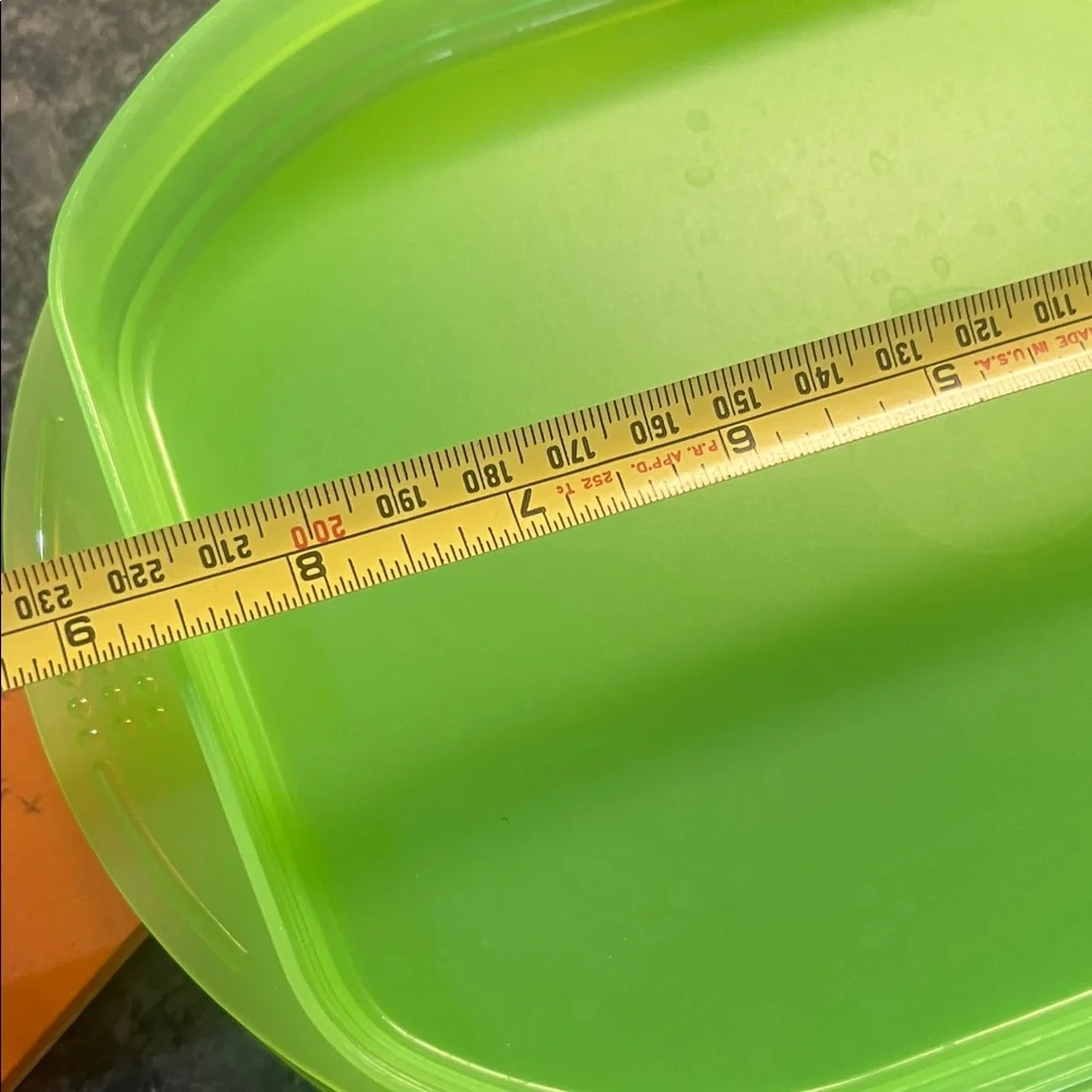 Tupperware Green Stackable Food Storage Containers - Picture 3 of 4